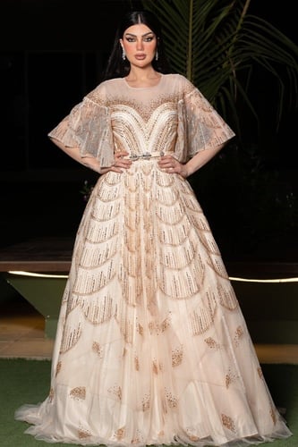 فستان سهرة موديل 445120