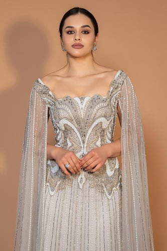 فستان سهرة ملكي فاخر 445242