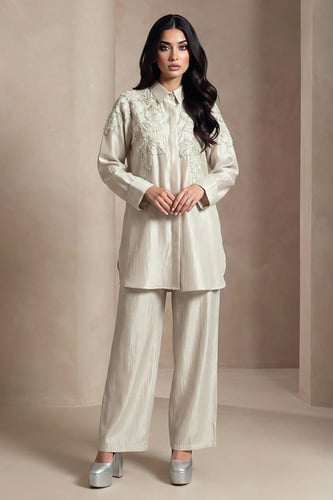 طقم كريب ببلوزة طويلة 469727