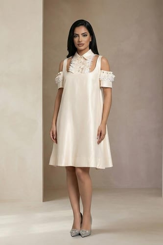 فستان ميدي حرير 469530