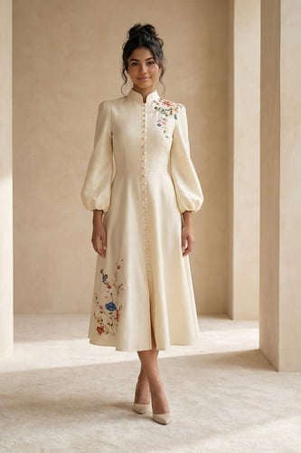 فستان ميدي كريب 469711