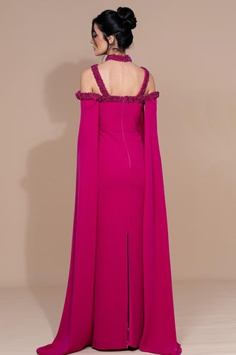 فستان كريب بقصة الهالتر 176304