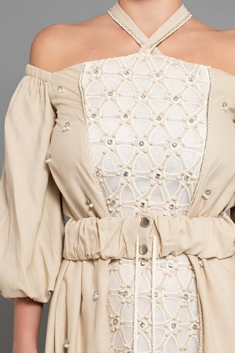 جلابية كريب بقصة مكشوفة 469657