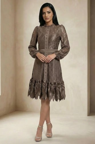 فستان دانتيل كاجوال أنيق 468660