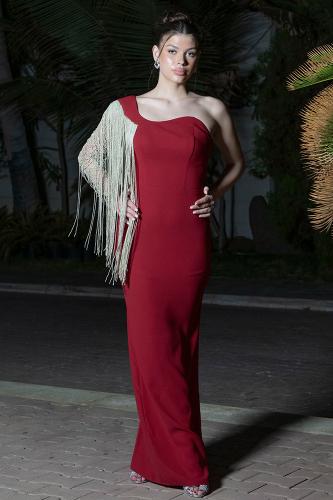 فستان ضيق كريب 176286