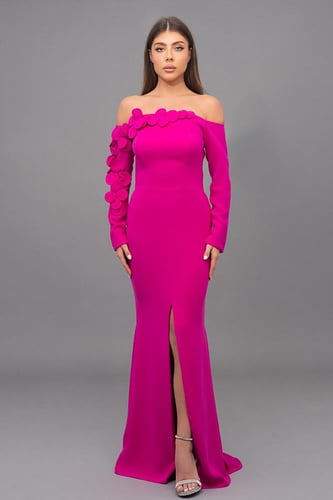 فستان سهرة كريب فاخر 176333