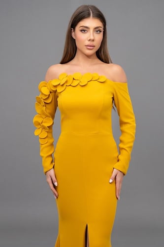 فستان سهرة كريب فاخر 176333