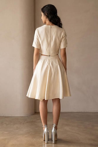 طقم أنيق ببلوزة قصيرة 469508