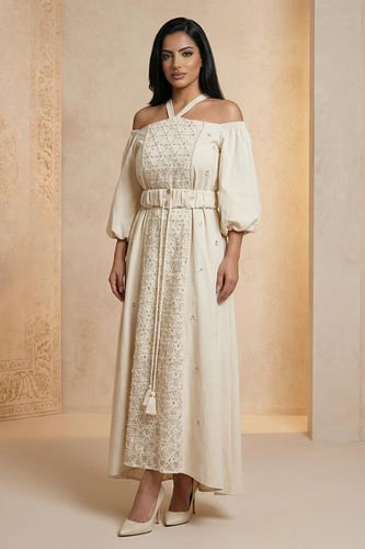 جلابية كريب بقصة مكشوفة 469657