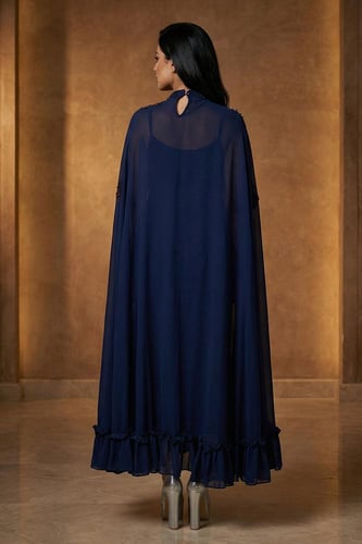 جلابية شيفون بتطريز ترتر وكريستال 469362