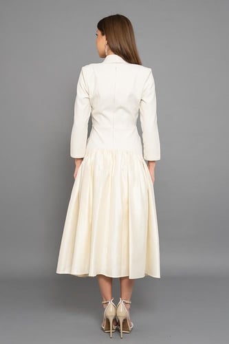 فستان ميدي بقصة جاكيت 469905