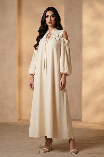 جلابية حرير بأكتاف مفتوحة 468203