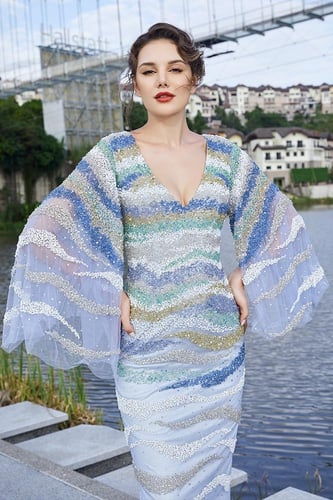 فستان سهرة موديل 445152