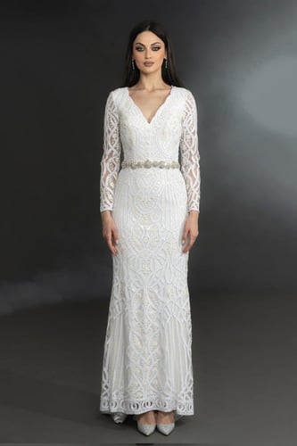 فستان سهرة موديل 445063