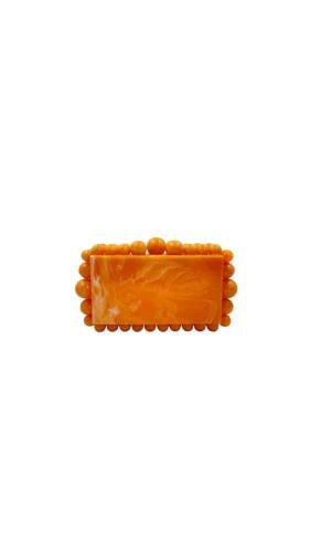Velori Orange Clutch