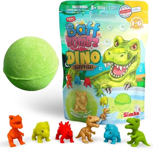 كرة استحمام فوارة Baff Bombz Dino للأطفال 100 جم م...