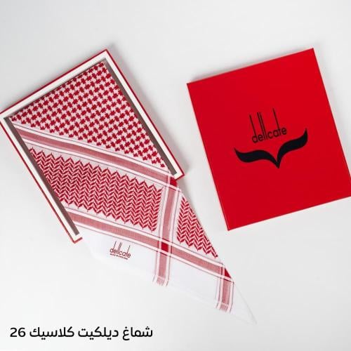 شماغ ديلكات كلاسك انجليزي26