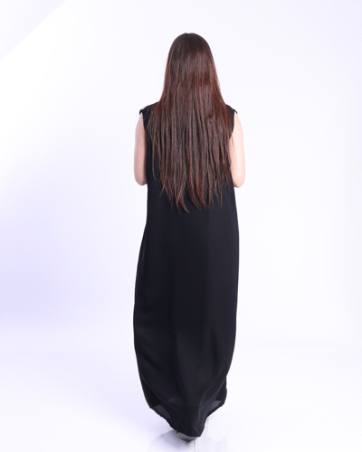 فستان داخلي | أسود ساتان