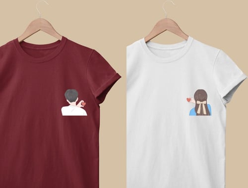 طقم كبلز (تيشرتين ، بلوفرين)