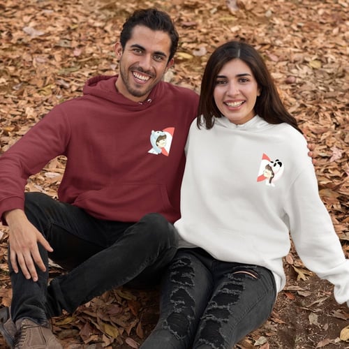 طقم كبلز (تيشرتين ، بلوفرين)