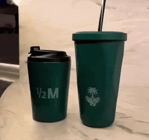 كوب الفزعة من هاف مليون الأخضر