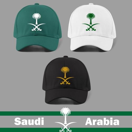 كاب بشعار سيفين ونخلة