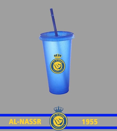 كوب ستار بكس بلاستيكي بشعار النصر