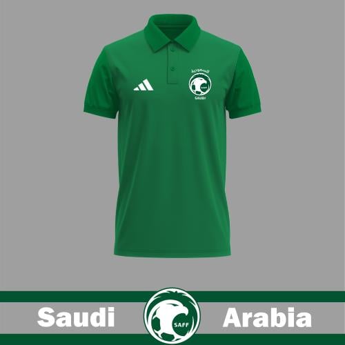 تيشيرت بولو المنتخب السعودي-Saudi national team po...