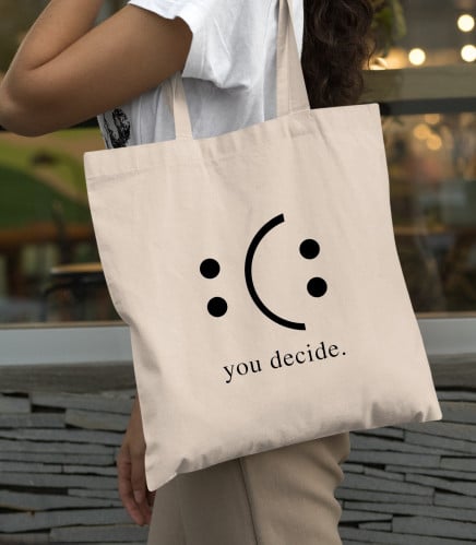 حقيبة قماشية - you decide