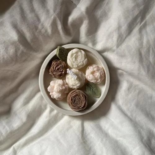 شمعة الورد ميني