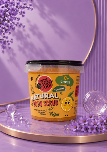 مقشر للجسم طبيعي من ماركة Organic Shop، موديل "Ski...
