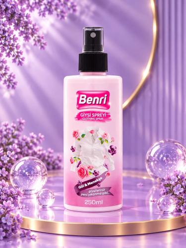 Benriبخاخ للملابس / معطر للأقمشة (Giysi Spreyi)