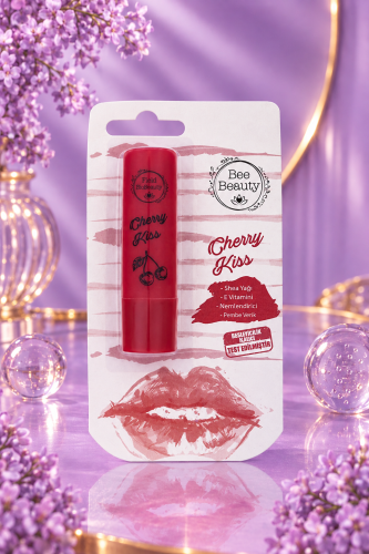 مرطب الشفاه Bee Beauty Cherry Kiss بالكرز
