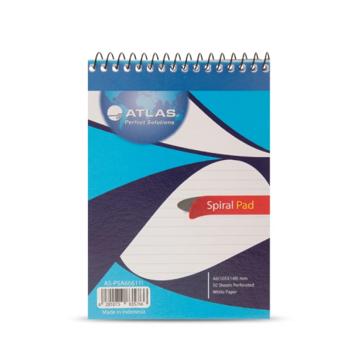 دفتر ملاحظات اطلس احجام 70 ورقه حجم 5*8