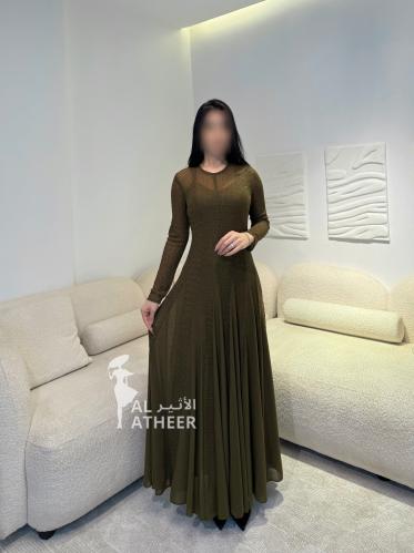 فستان سهرة اشتريتش تدخيلة شيفون