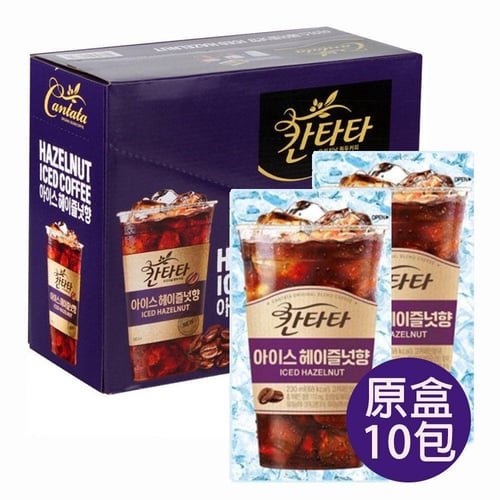 قهوة كانتاتا بنكهة البندق المثلجة 230 مل كوري