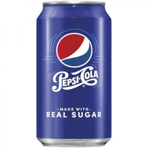 بيبسي كولا سكر حقيقي 355 مل للحبه