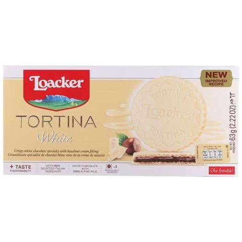 لواكر تورتينا شوكولاتة بيضاء بحشوة كريمة البندق 63...