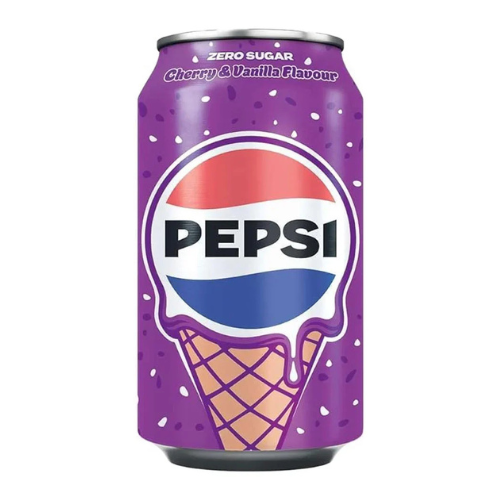 بيبسي خالي من السكر بنكهة الكرز والفانيليا Pepsi Z...