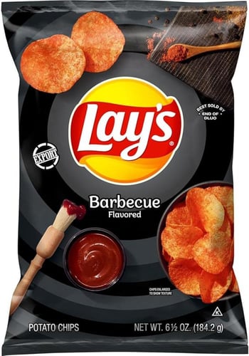 ليز رقائق بطاطس بنكهة الباربيكيو امريكي 184 جرام