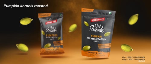 حلوى اليقطين المحمصة المملحة من جولدن