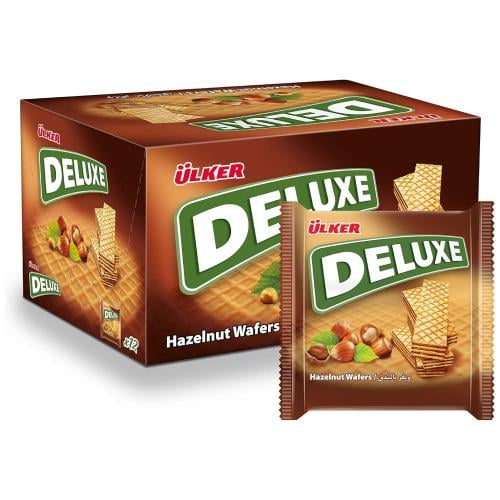 ويفر أولكر ديلوكس بالبندق - Ülker Deluxe Hazelnut...