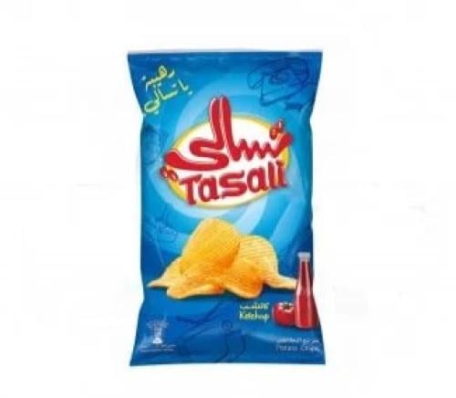 شيبس تسالي عائلي بالكاتشاب