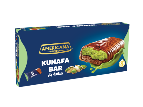 امريكانا كيك كنافة بار بالفستق عبوة 5 قطع