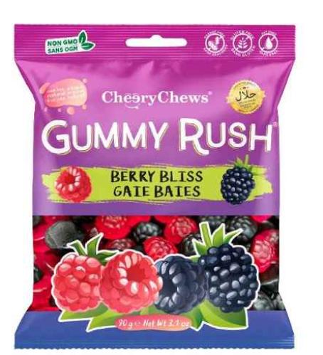 حلوى جامي راش بيري بليس 90 جرام 90Gummy Rush Berry...