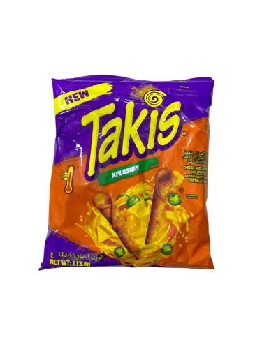تاكيز إكسبلوجن تورتيلا تشيب سناك، نكهة جبنة الناتش...