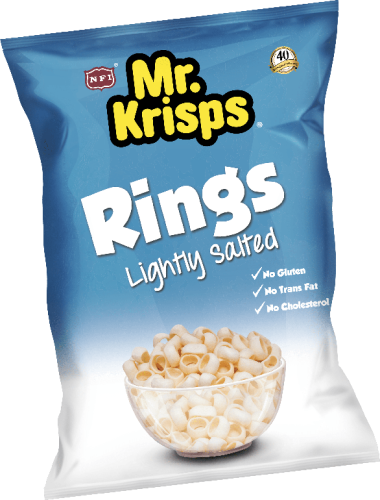 مستر كريسبس/ خواتم قليل الملح 80 جرام