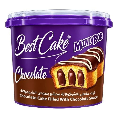 ميني كيك بيست كيك ميني بوب محشو بصوص الشوكولاتة وم...
