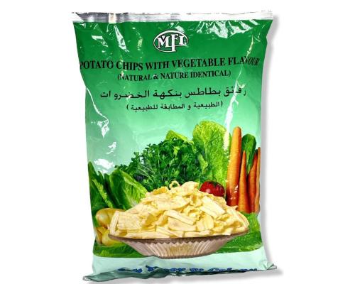 شيبس رقائق البطاطس بنكهة الخضروات الحجم العائلي