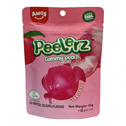 اموس بيليرز حلوى مطاطية قابلة للتقشير بالخوخ | Amo...